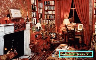 Soggiorno in stile inglese - Foto di interni e caratteristiche di stile