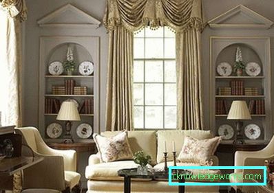 Soggiorno in stile inglese - Foto di interni e caratteristiche di stile