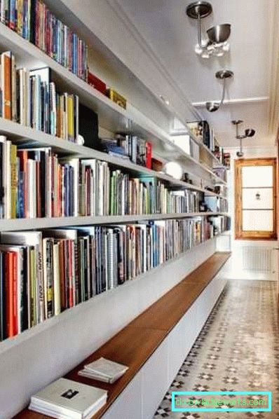 Corridoio interno nell'appartamento - soluzioni fotografiche per una stanza grande e piccola