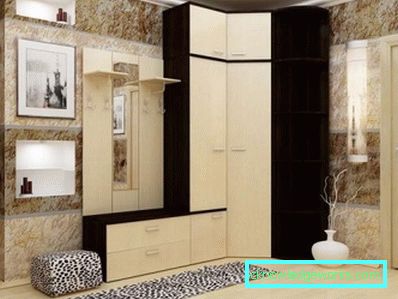 Corridoio interno nell'appartamento - soluzioni fotografiche per una stanza grande e piccola