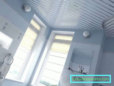 Cosa è meglio fare un soffitto in bagno