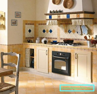 Piastrelle in cucina - piastrelle di ceramica all'interno della cucina (50 foto)