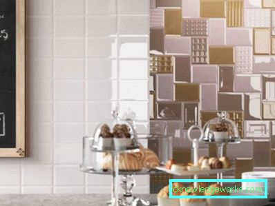 Piastrelle in cucina - piastrelle di ceramica all'interno della cucina (50 foto)