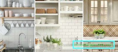 Piastrelle in cucina - piastrelle di ceramica all'interno della cucina (50 foto)