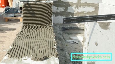 Colla per blocchi di cemento cellulare: tipi e caratteristiche Colla per blocchi di cemento cellulare: tipi e caratteristiche