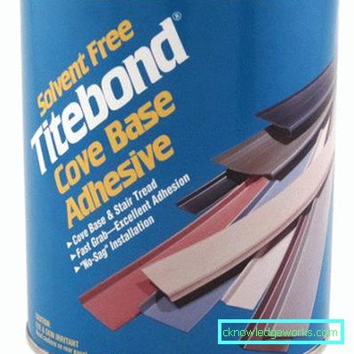Colla Titebond: variazioni, consumo e uso Colla Titebond: variazioni, consumo e uso