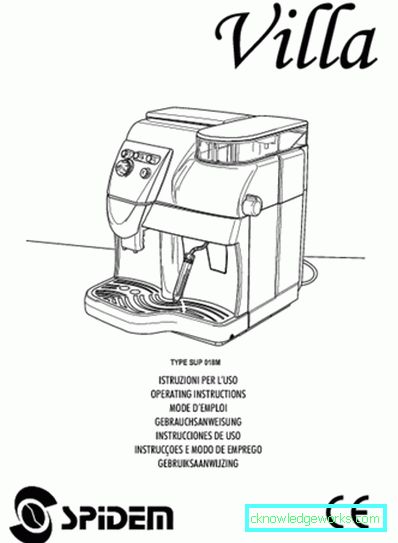 Spidem Villa Coffee Machines Spidem Villa Coffee Machines