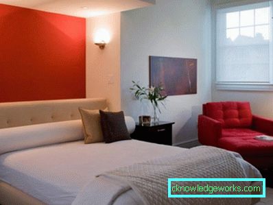 Camera da letto rossa