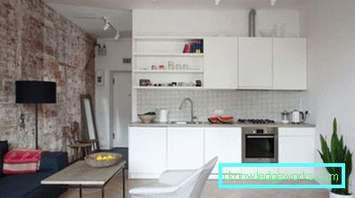 Le sottigliezze del design della cucina-soggiorno nello stile del Le sottigliezze del design della cucina-soggiorno nello stile del