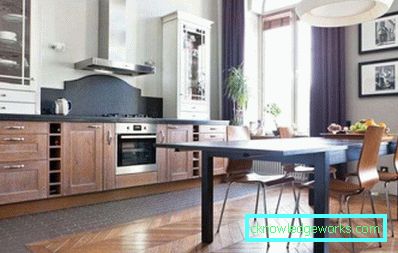 Cucina 14 mq - foto di design elegante con balcone e divano