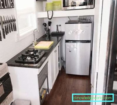Cucina sul balcone o loggia
