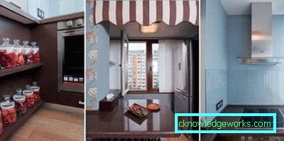 Cucina sul balcone o loggia