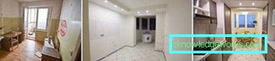 Cucina sul balcone o loggia