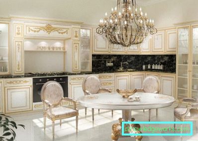 Cucina 304 in stile classico - 145 foto
