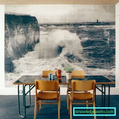 Cucina in blu