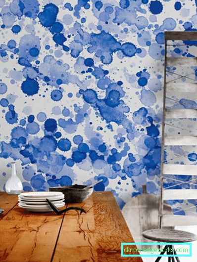 Cucina in blu