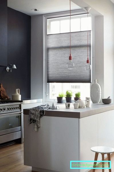 Cucina in blu