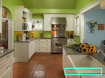 321-Cucina verde - 77 foto
