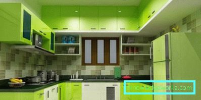 321-Cucina verde - 77 foto