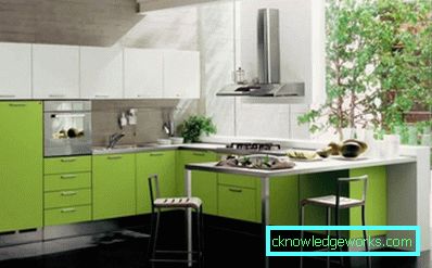 321-Cucina verde - 77 foto