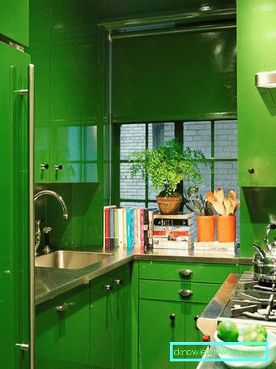 321-Cucina verde - 77 foto