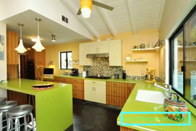 321-Cucina verde - 77 foto