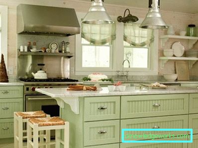 321-Cucina verde - 77 foto
