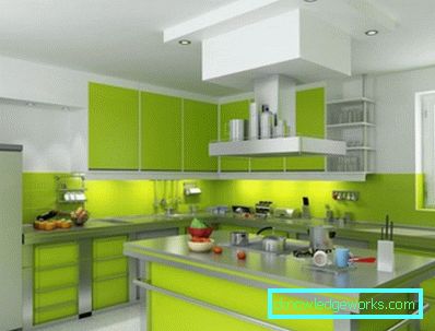 321-Cucina verde - 77 foto
