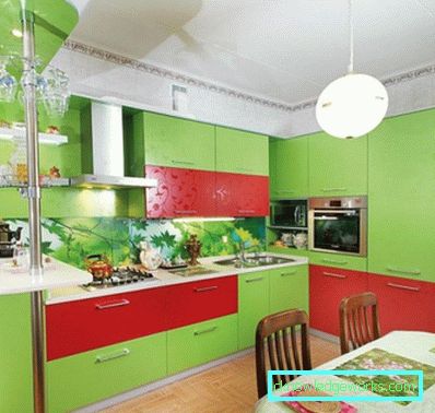321-Cucina verde - 77 foto