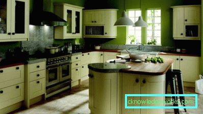 321-Cucina verde - 77 foto