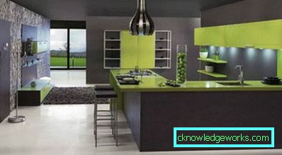 321-Cucina verde - 77 foto