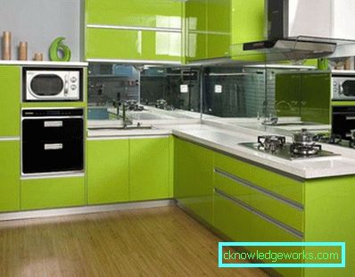 321-Cucina verde - 77 foto