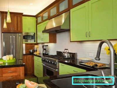 321-Cucina verde - 77 foto