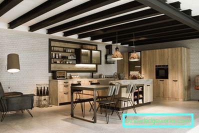 Set da cucina per la cucina - 175 foto nell'interno. Layout corretto