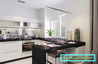 Cucina con un bar Cucina con un bar