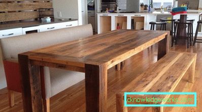 Tavolo da cucina in legno con le tue mani
