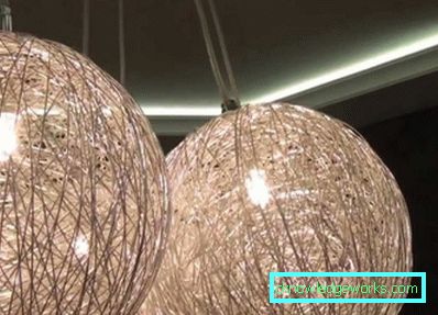 Lampadario a 121 fili