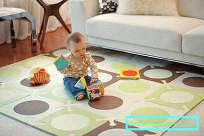 Pavimento morbido per le stanze dei bambini