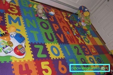 Pavimento morbido per le stanze dei bambini