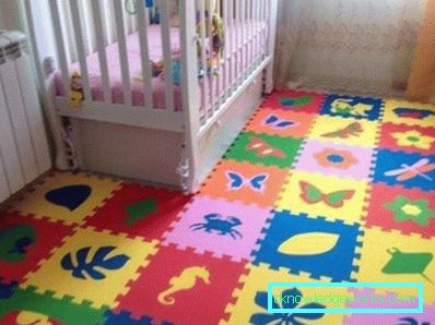 Pavimento morbido per le stanze dei bambini