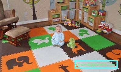 Pavimento morbido per le stanze dei bambini