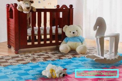 Pavimento morbido per le stanze dei bambini