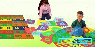 Pavimento morbido per le stanze dei bambini