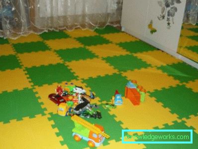 Pavimento morbido per le stanze dei bambini