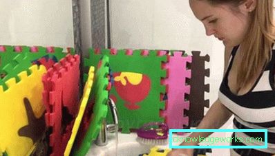 Pavimento morbido per le stanze dei bambini