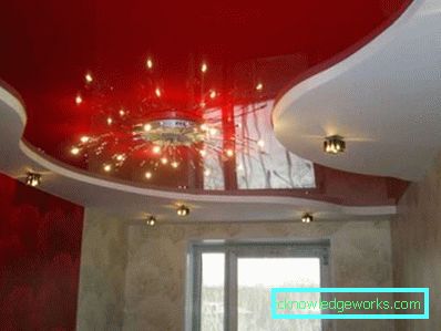 Soffitto teso in camera da letto - design fotografico Soffitto teso in camera da letto - design fotografico