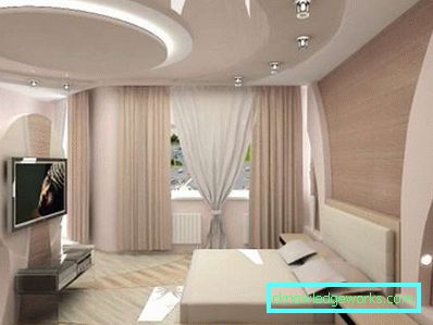 Soffitto teso in camera da letto - design fotografico Soffitto teso in camera da letto - design fotografico