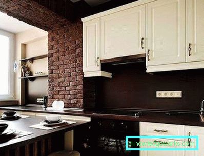 Combinando una cucina con un balcone - design fotografico