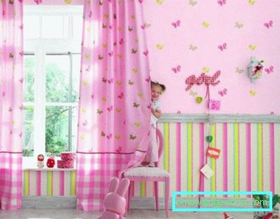Carta da parati per cameretta per bambine - scelta del motivo