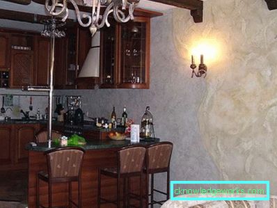 Decorazione della parete in cucina - opzioni di design